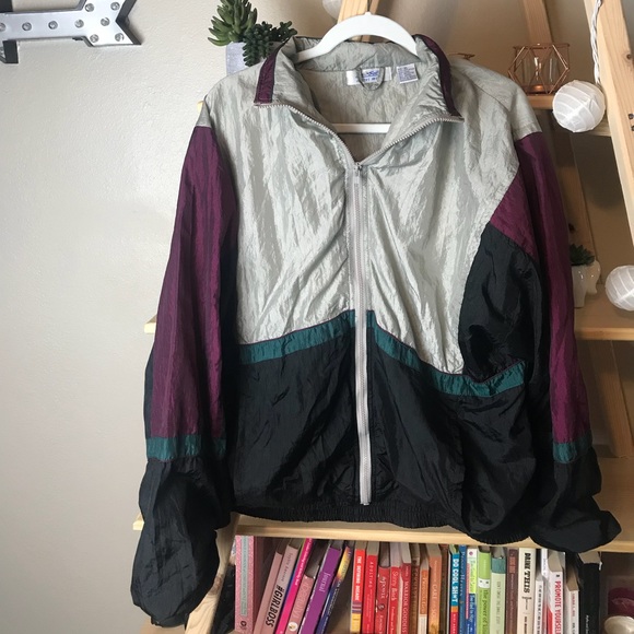 Vintage Jackets & Blazers - Vintage Color Block Windbreaker